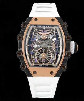 리차드밀 RM21-02 투르비용 에어로다인 뉴버젼 골드 화이트 시계 워치